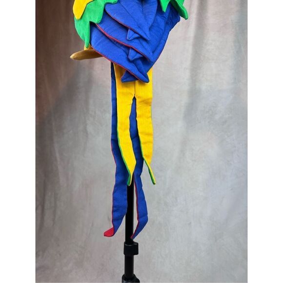 Vintage 1990s Large Stuffed Parrot Macaw Tropical Hawaii - Picture 4 of 9